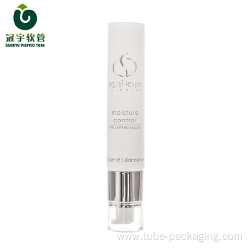 50ml cosmetic packaging plastic tube with pump cap